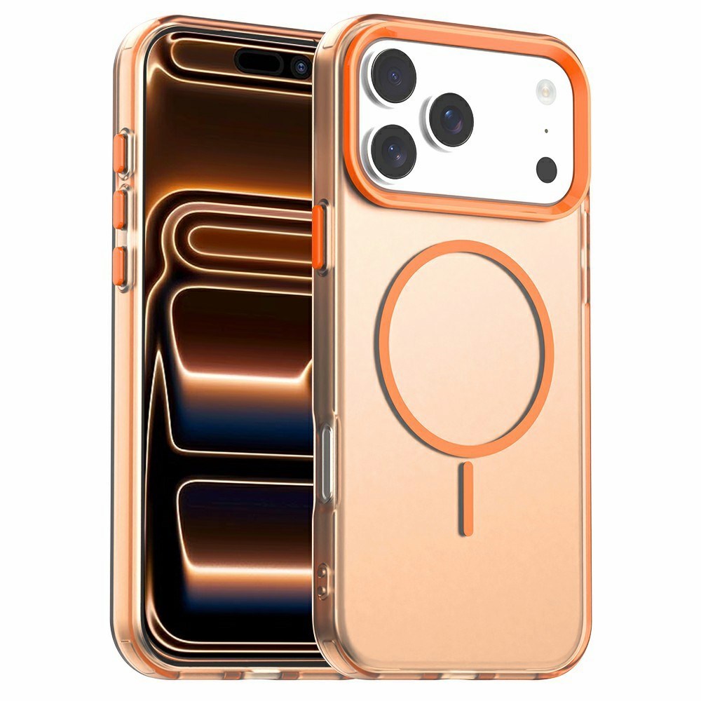 iPhone 18 Pro Max / 17 Pro Max EIDERWOOD Hybrid Plast Deksel - MagSafe Kompatibel - Oransje