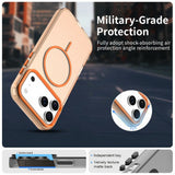 iPhone 18 Pro Max / 17 Pro Max EIDERWOOD Hybrid Plast Deksel - MagSafe Kompatibel - Oransje