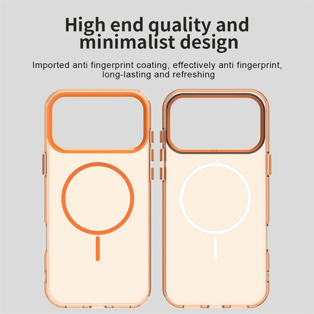 iPhone 18 Pro Max / 17 Pro Max EIDERWOOD Hybrid Plast Deksel - MagSafe Kompatibel - Oransje