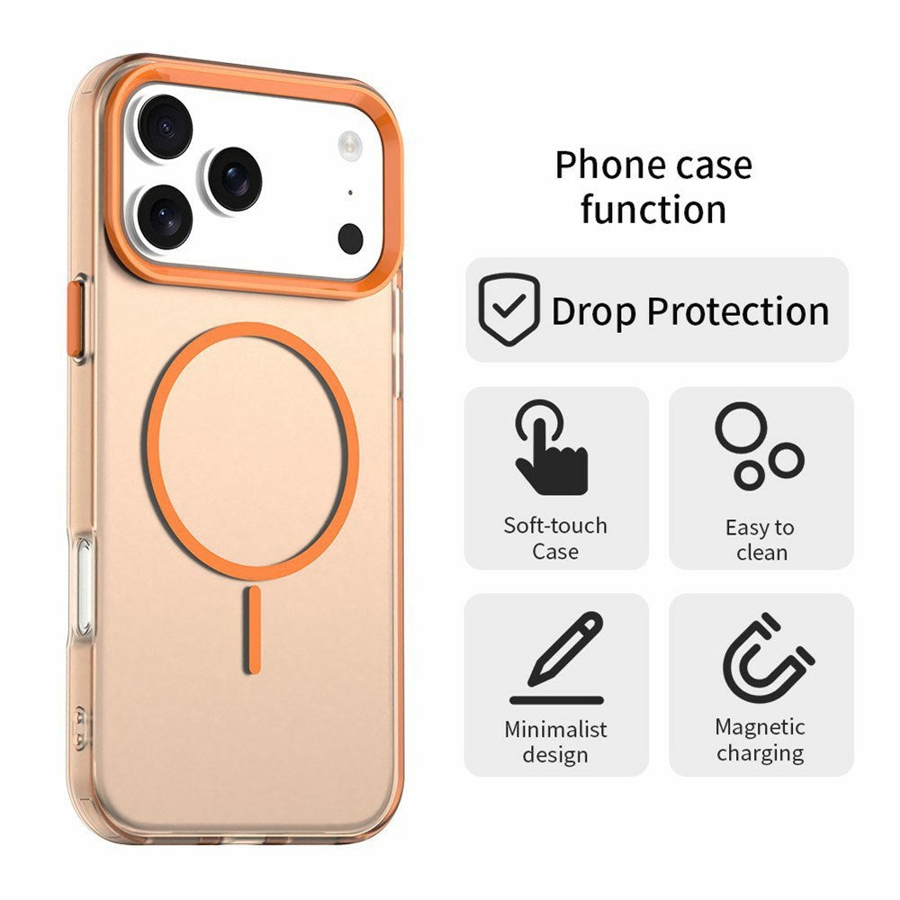 iPhone 18 Pro Max / 17 Pro Max EIDERWOOD Hybrid Plast Deksel - MagSafe Kompatibel - Oransje