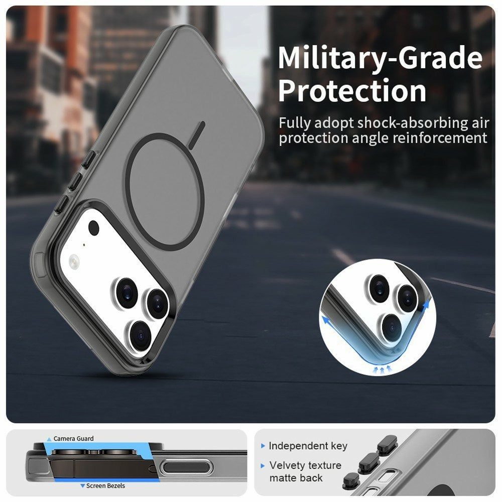 iPhone 18 Pro Max / 17 Pro Max EIDERWOOD Hybrid Plast Deksel - MagSafe Kompatibel - Svart