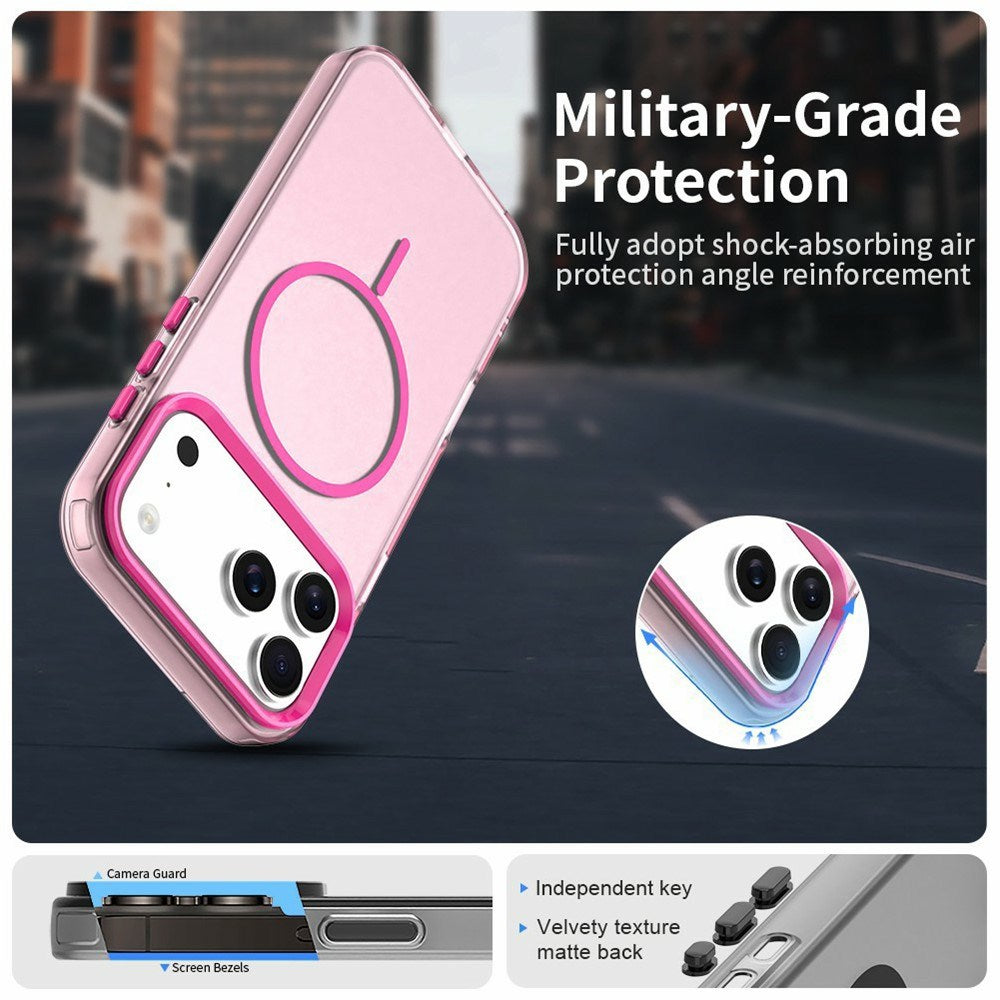 iPhone 18 Pro Max / 17 Pro Max EIDERWOOD Hybrid Plast Deksel - MagSafe Kompatibel - Rosa