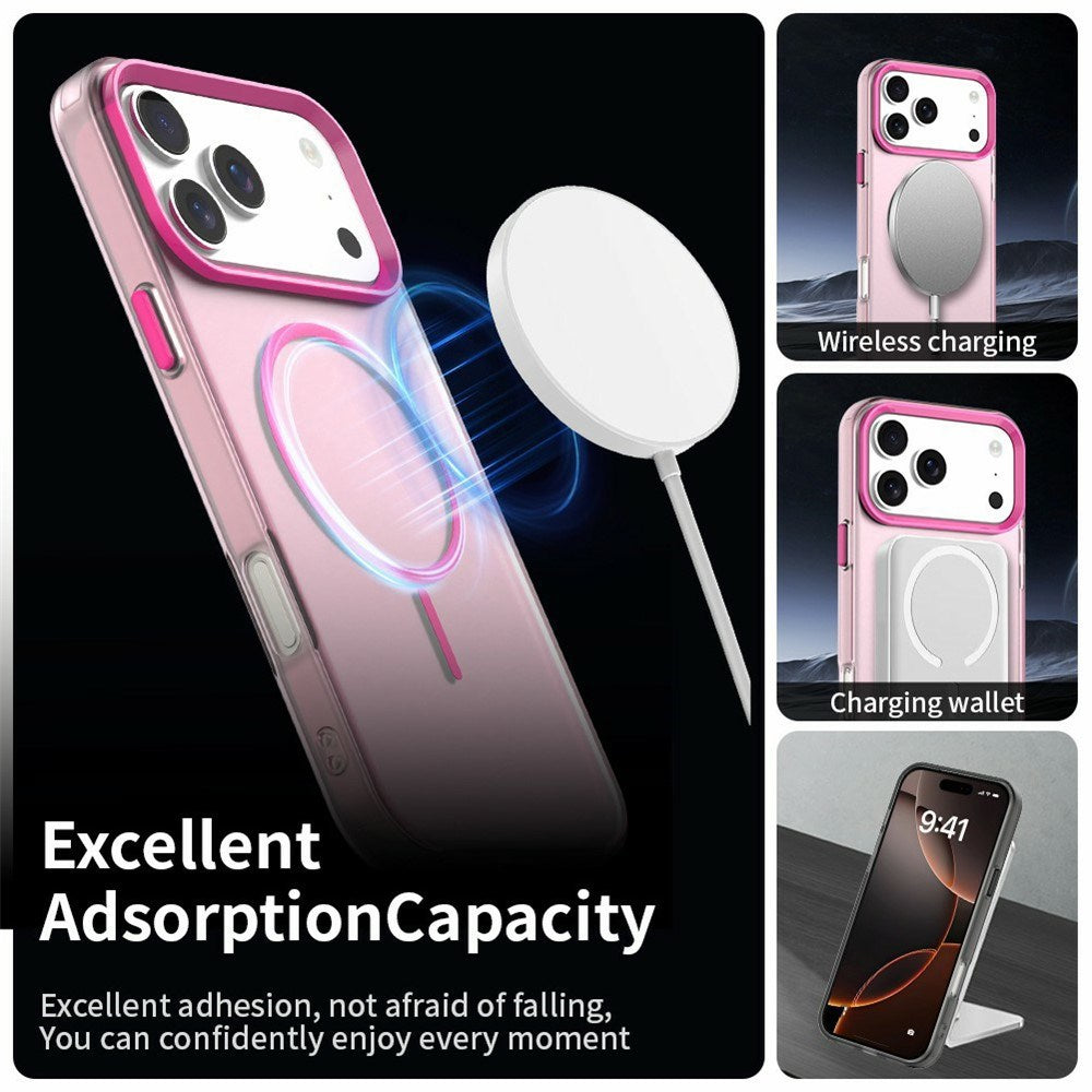 iPhone 18 Pro Max / 17 Pro Max EIDERWOOD Hybrid Plast Deksel - MagSafe Kompatibel - Rosa