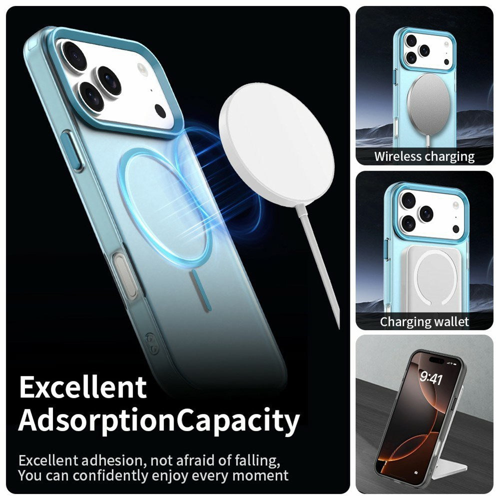 iPhone 18 Pro Max / 17 Pro Max EIDERWOOD Hybrid Plast Deksel - MagSafe Kompatibel - Blå