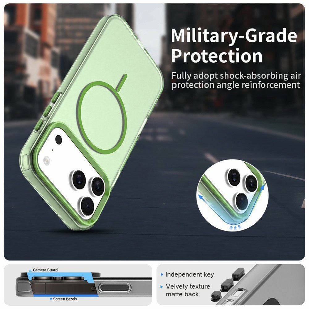 iPhone 18 Pro Max / 17 Pro Max EIDERWOOD Hybrid Plast Deksel - MagSafe Kompatibel - Grønn