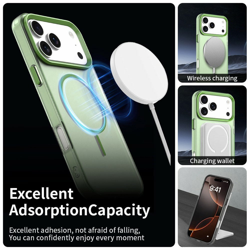 iPhone 18 Pro Max / 17 Pro Max EIDERWOOD Hybrid Plast Deksel - MagSafe Kompatibel - Grønn