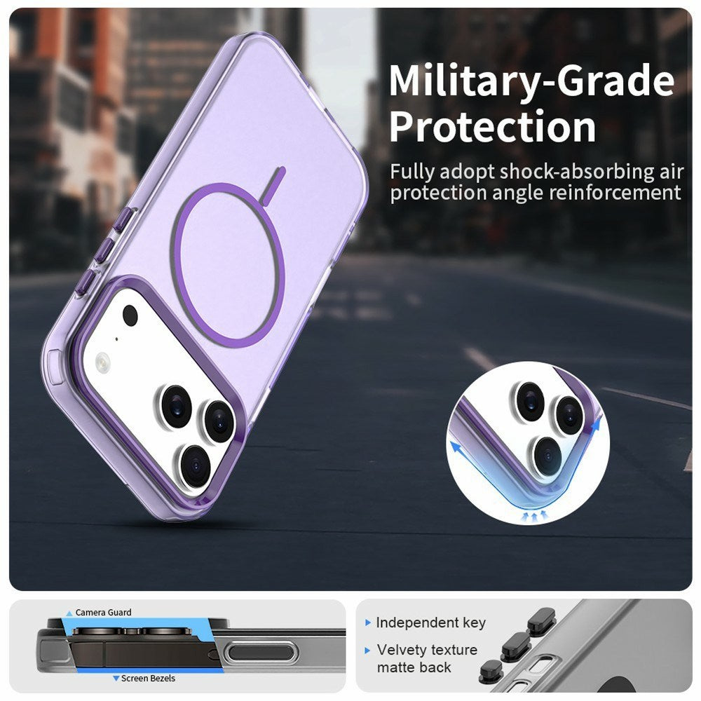 iPhone 18 Pro Max / 17 Pro Max EIDERWOOD Hybrid Plast Deksel - MagSafe Kompatibel - Lilla
