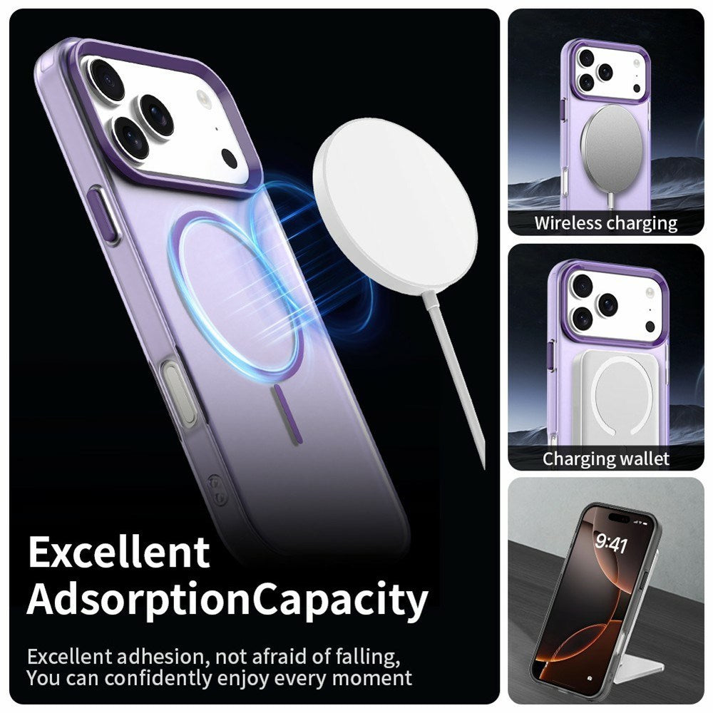 iPhone 18 Pro Max / 17 Pro Max EIDERWOOD Hybrid Plast Deksel - MagSafe Kompatibel - Lilla