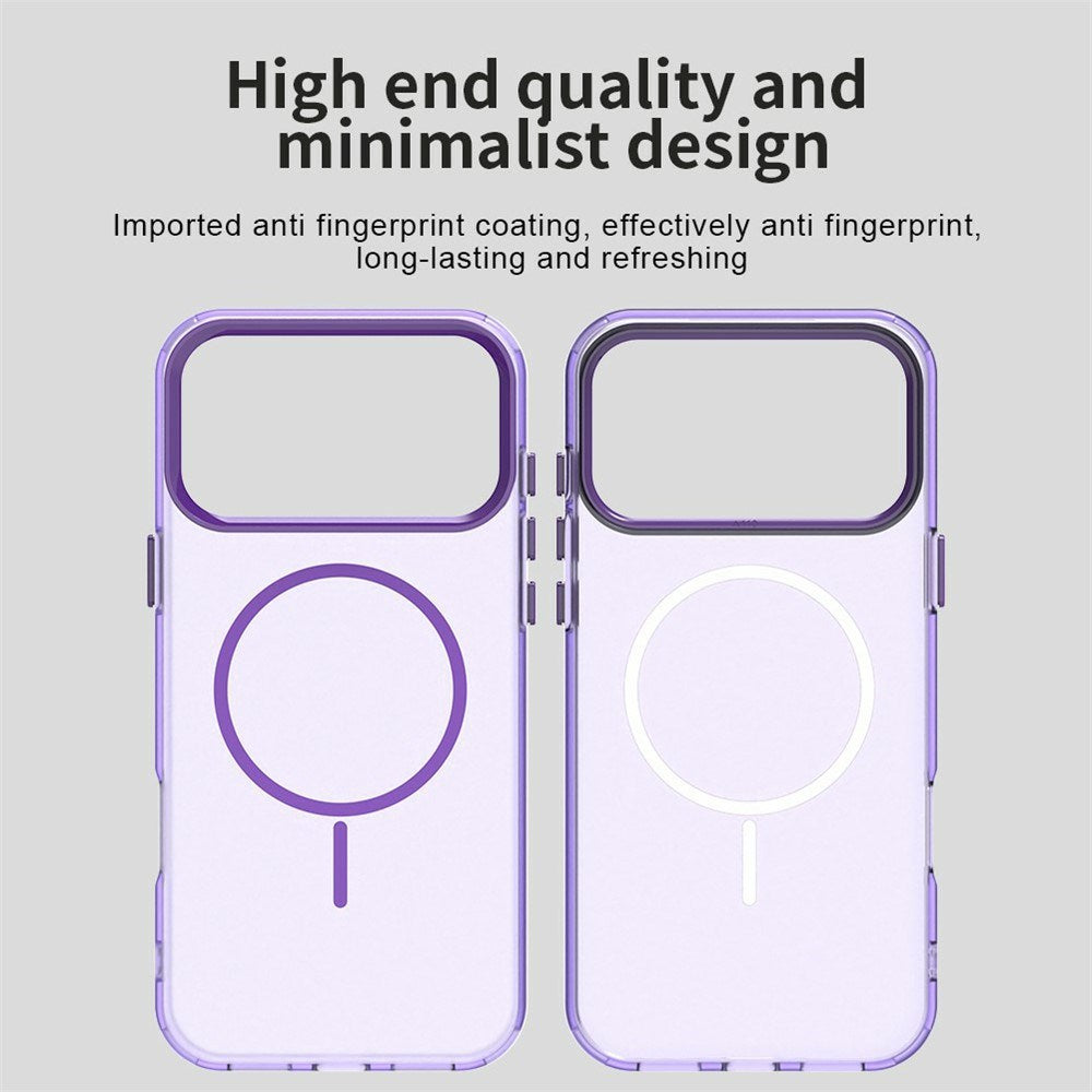iPhone 18 Pro Max / 17 Pro Max EIDERWOOD Hybrid Plast Deksel - MagSafe Kompatibel - Lilla