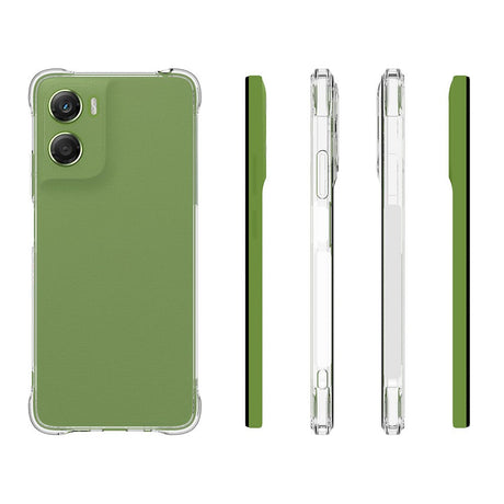 Motorola Moto G06 / G06 Power EIDERWOOD Fleksibelt Plast Deksel med Støtabsorberende Hjørner - Gjennomsiktig