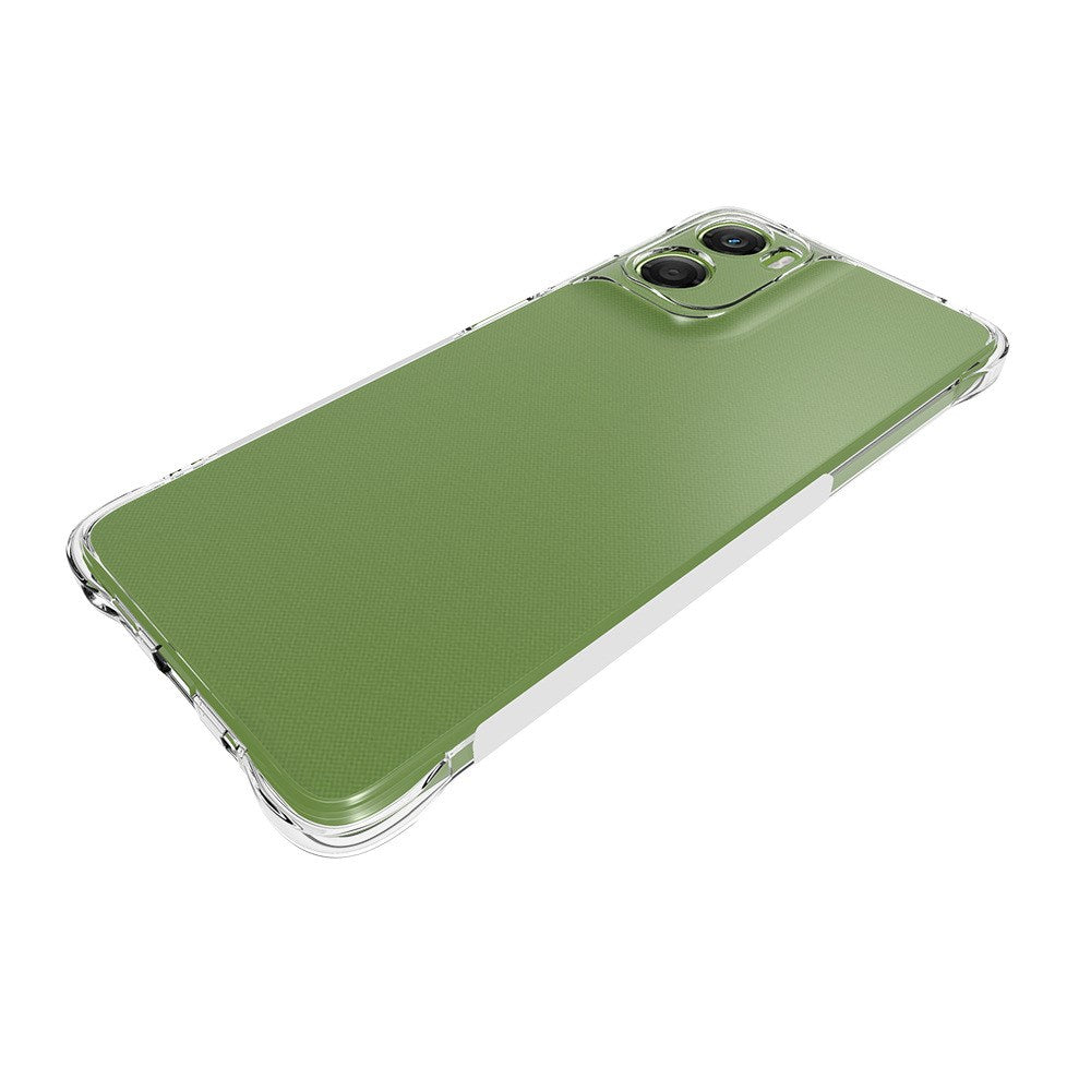 Motorola Moto G06 / G06 Power EIDERWOOD Fleksibelt Plast Deksel med Støtabsorberende Hjørner - Gjennomsiktig