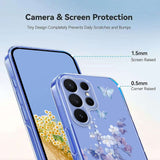 Samsung Galaxy S26 Ultra EIDERWOOD Fleksibel Plast Deksel m. Mønster - Gjennomsiktig / Fioler