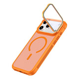 iPhone 18 Pro Max / 17 Pro Max EIDERWOOD Hybrid Plast Deksel m. Kamera Deksel & Stativfunksjon - MagSafe Kompatibel - Oransje