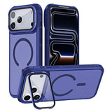 iPhone 18 Pro Max / 17 Pro Max EIDERWOOD Hybrid Plast Deksel m. Kamera Deksel & Stativfunksjon - MagSafe Kompatibel - Blå