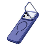 iPhone 18 Pro / 17 Pro EIDERWOOD Hybrid Plast Deksel m. Kamera Deksel & Stativfunksjon - MagSafe Kompatibel - Blå
