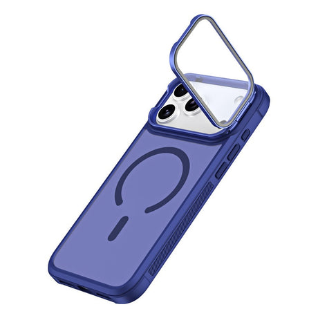 iPhone 18 Pro / 17 Pro EIDERWOOD Hybrid Plast Deksel m. Kamera Deksel & Stativfunksjon - MagSafe Kompatibel - Blå