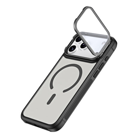 iPhone 18 Pro / 17 Pro EIDERWOOD Hybrid Plast Deksel m. Kamera Deksel & Stativfunksjon - MagSafe Kompatibel - Svart