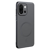 EIDERWOOD OnePlus 15 Hybrid Plast Deksel med Kunstskinn – MagSafe Kompatibel – Grå