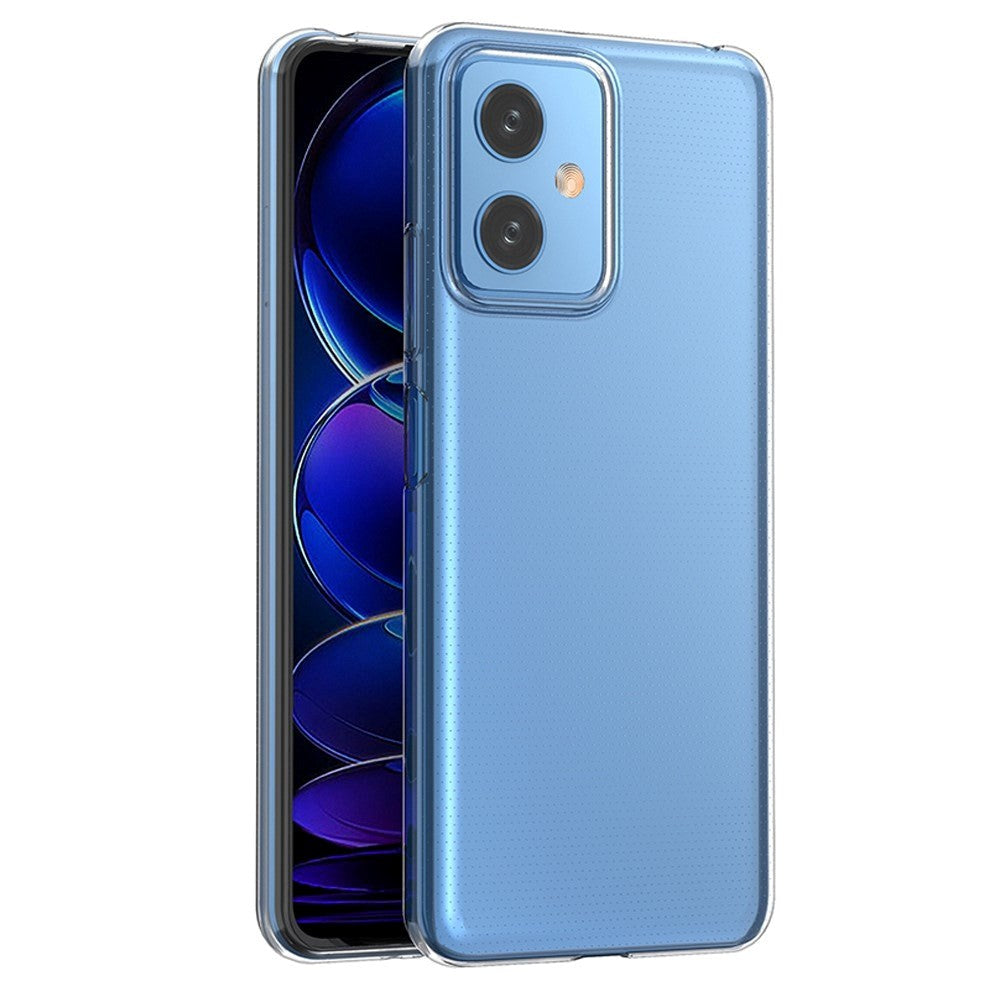 Xiaomi Redmi Note 12 (5G) / Poco X5 (5G) Fleksibelt Plast Deksel - Gjennomsiktig