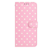 EIDERWOOD iPhone 17 Kunstskinn Flip Deksel m. Polka Design - Rosa