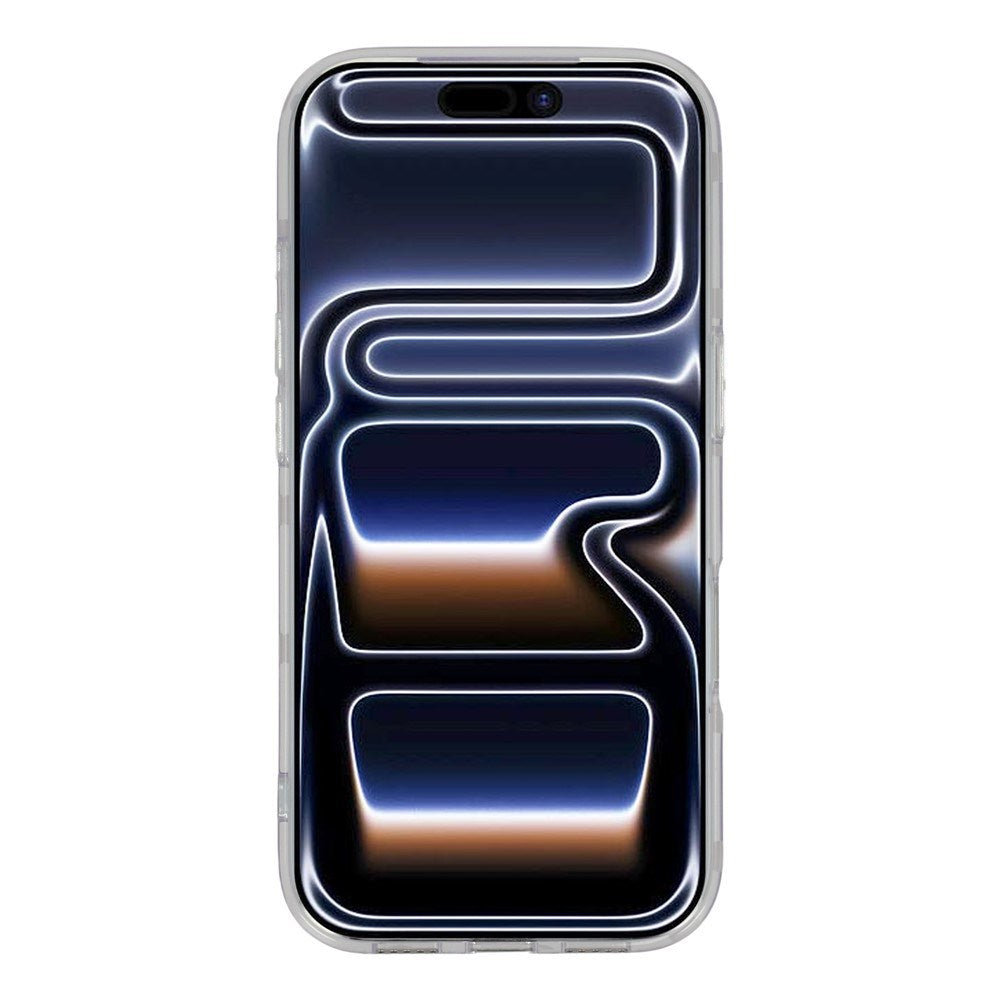 EIDERWOOD iPhone 17 Pro Hybrid Deksel med Polka Design - MagSafe Kompatibel - Gjennomsiktig / Gul