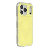 EIDERWOOD iPhone 17 Pro Max Hybrid Deksel med Polka Design - MagSafe Kompatibel - Gjennomsiktig / Gul