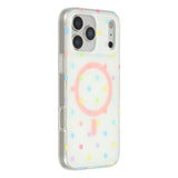 EIDERWOOD iPhone 17 Pro Max Hybrid Deksel med Polka Design - MagSafe Kompatibel - Gjennomsiktig / Multi