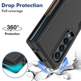 EIDERWOOD Samsung Galaxy Z Fold4 (5G) Hybrid Håndverker Deksel - Svart