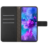 Honor Magic8 Lite EIDERWOOD Kunstskinn Flip Deksel m. Stropp – Svart