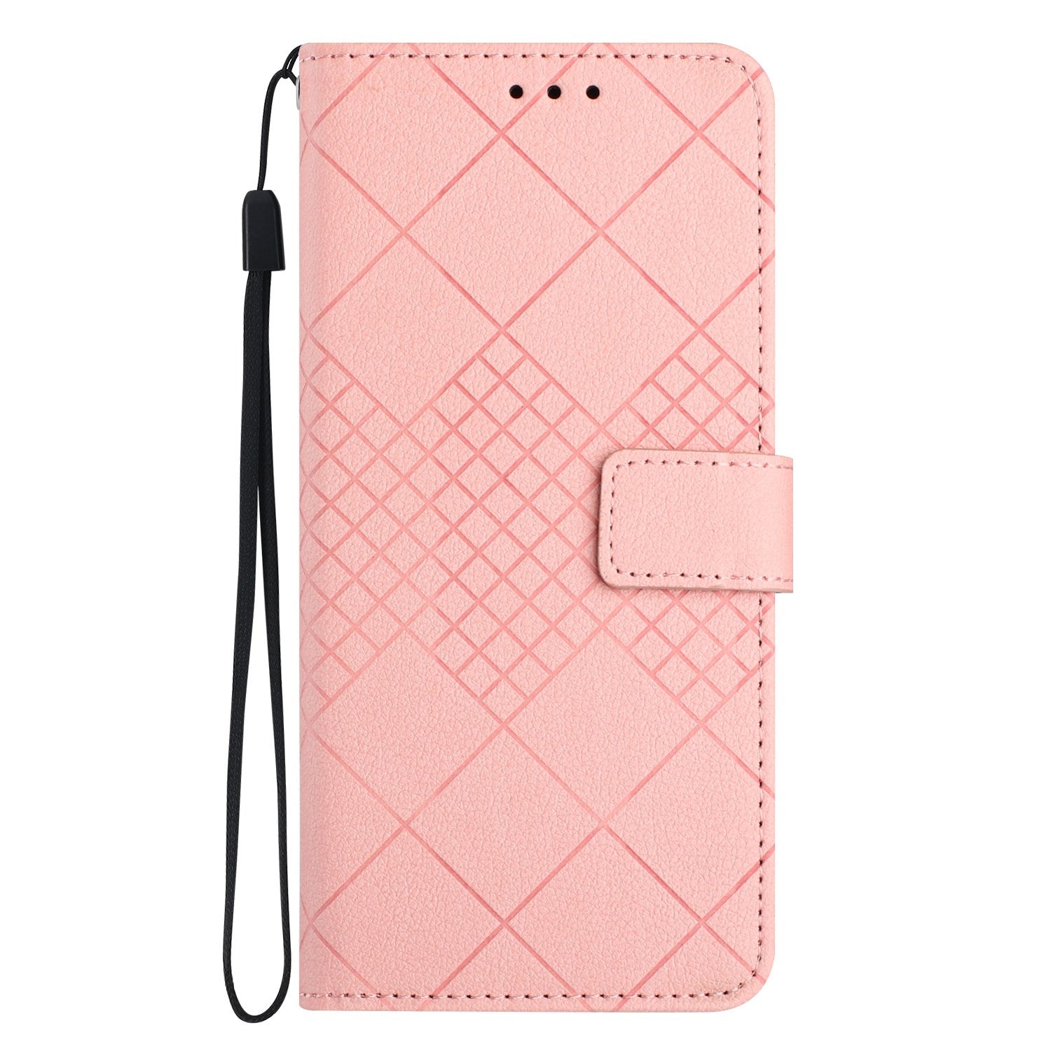 Honor Magic8 Lite EIDERWOOD Kunstskinn Flip Deksel m. Stropp – Rosa
