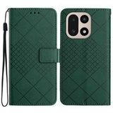 EIDERWOOD OnePlus 15 Flip Deksel i Kunstskinn med Trykk – Grønn