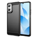 Motorola Moto G06 / G06 Power EIDERWOOD Carbon Fiber Deksel - Svart
