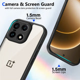 EIDERWOOD OnePlus 15 Fleksibelt Plast Deksel - Gjennomsiktig/Svart