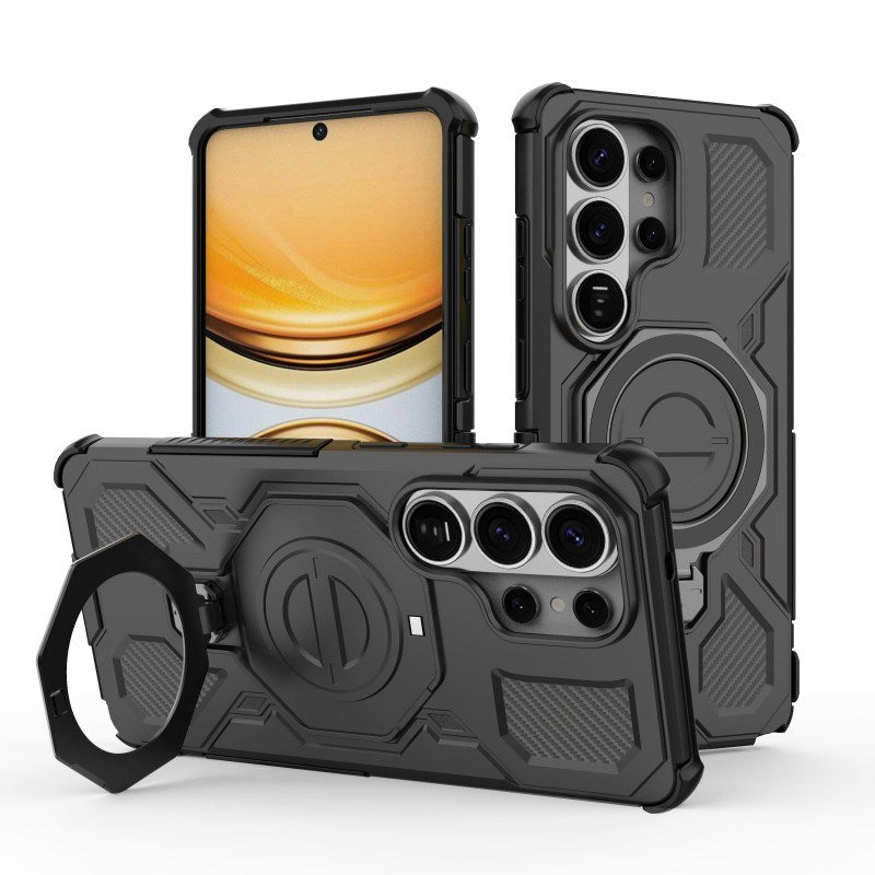 Samsung Galaxy S26 Ultra Håndverker Deksel med Kickstand - inkl. 2 x Skjermbeskyttere - Svart