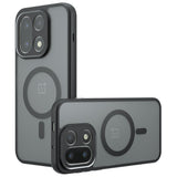 EIDERWOOD OnePlus 15 Matt MagSafe-Deksel – Transparent/Svart