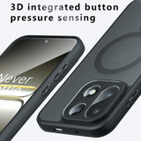 EIDERWOOD OnePlus 15 Matt MagSafe-Deksel – Transparent/Svart