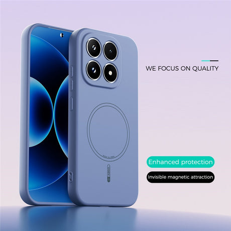 Xiaomi 17 Silikon Deksel - MagSafe  Kompatibel - Blå