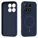 Xiaomi 17 Silikon Deksel - MagSafe  Kompatibel - Mørkeblå
