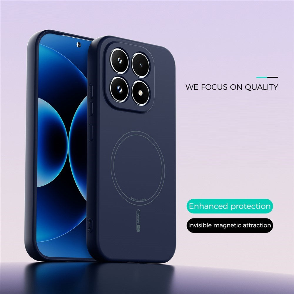 Xiaomi 17 Silikon Deksel - MagSafe  Kompatibel - Mørkeblå