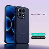 Xiaomi 17 Silikon Deksel - MagSafe  Kompatibel - Mørkeblå