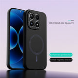 Xiaomi 17 Silikon Deksel - MagSafe  Kompatibel - Svart