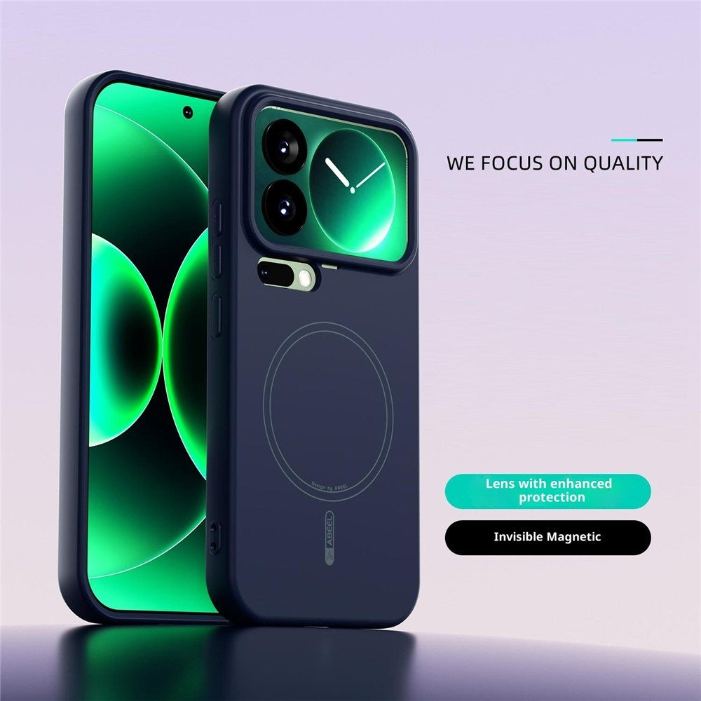 Xiaomi 17 Pro Silikon Deksel - MagSafe  Kompatibel - Mørkeblå