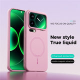 Xiaomi 17 Pro Max Silikon Deksel - MagSafe  Kompatibel - Rosa