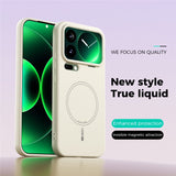 Xiaomi 17 Pro Max Silikon Deksel - MagSafe  Kompatibel - Beige