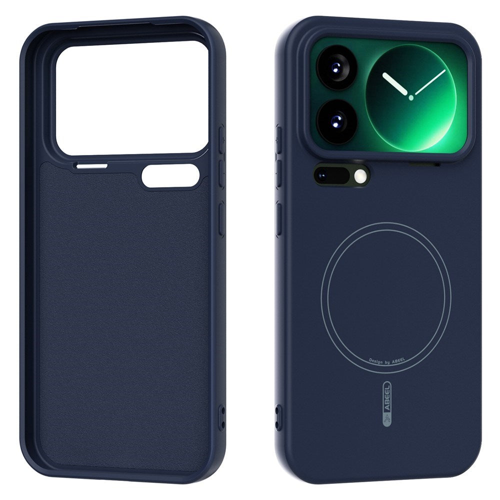 Xiaomi 17 Pro Max Silikon Deksel - MagSafe  Kompatibel - Mørkeblå