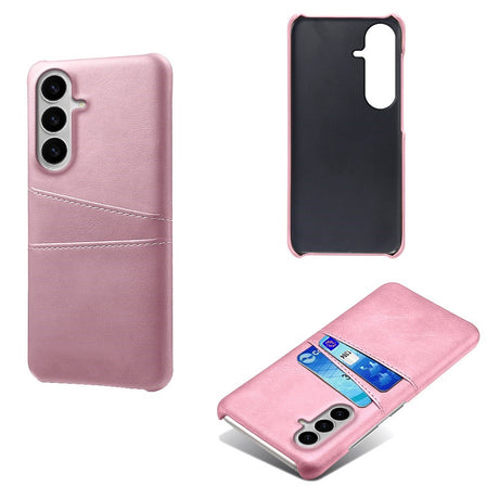 Samsung Galaxy S26 / S26 Pro EIDERWOOD Kunstskinn Deksel m. Kortholder - Rosa
