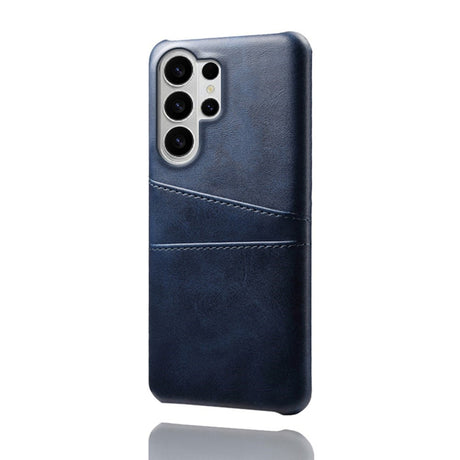 Samsung Galaxy S26 Ultra EIDERWOOD Kunstskinn Deksel m. Kortholder - Blå