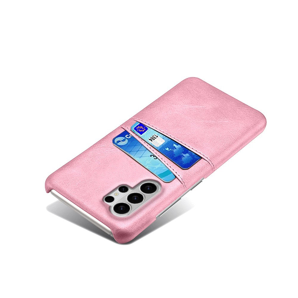Samsung Galaxy S26 Ultra EIDERWOOD Kunstskinn Deksel m. Kortholder - Rosa