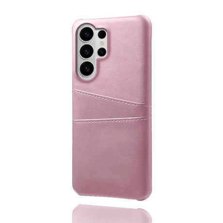 Samsung Galaxy S26 Ultra EIDERWOOD Kunstskinn Deksel m. Kortholder - Rosa