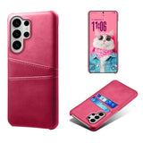 Samsung Galaxy S26 Ultra EIDERWOOD Kunstskinn Deksel m. Kortholder - Pink